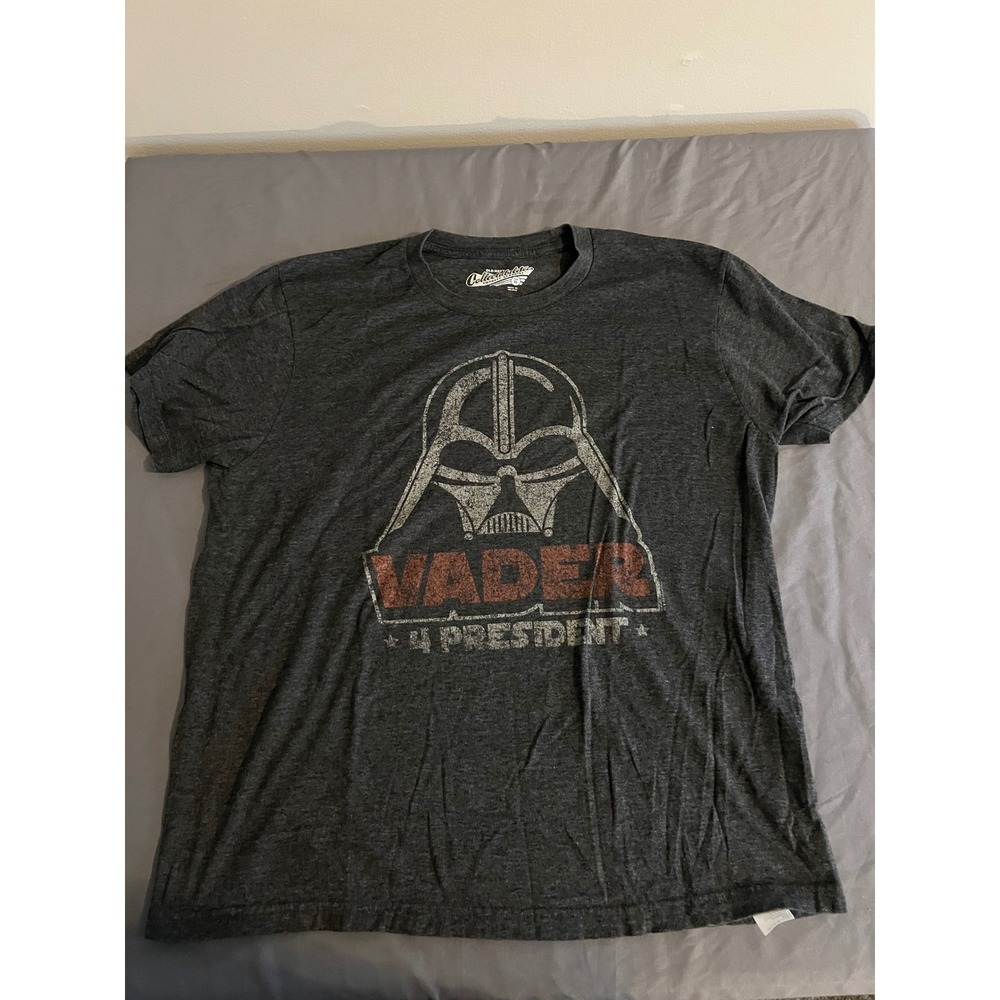 Old Navy Star Wars Vader 4 President Graphic T-Shirt Mens XL Charcoal Grey Tee